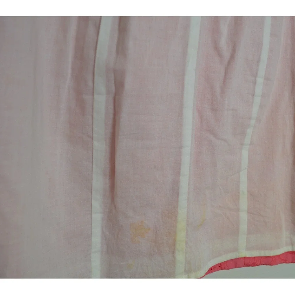 Lilly Pulitzer Pink Cotton Eyelet Strapless Mini Dress Coquette Preppy, Size 2 - Picture 9 of 9